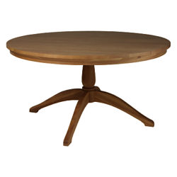 Neptune Henley 150cm Round Pedestal Dining Table, Oak